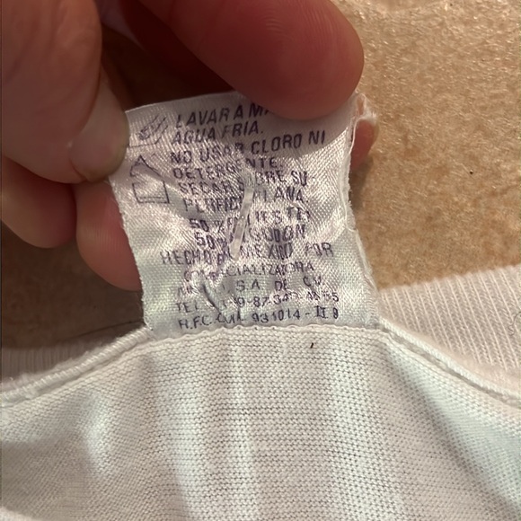 Vintage 50/50 Single Stitch Sail MEXICO Vacation T-shirt White, Sz XL - Picture 6 of 11